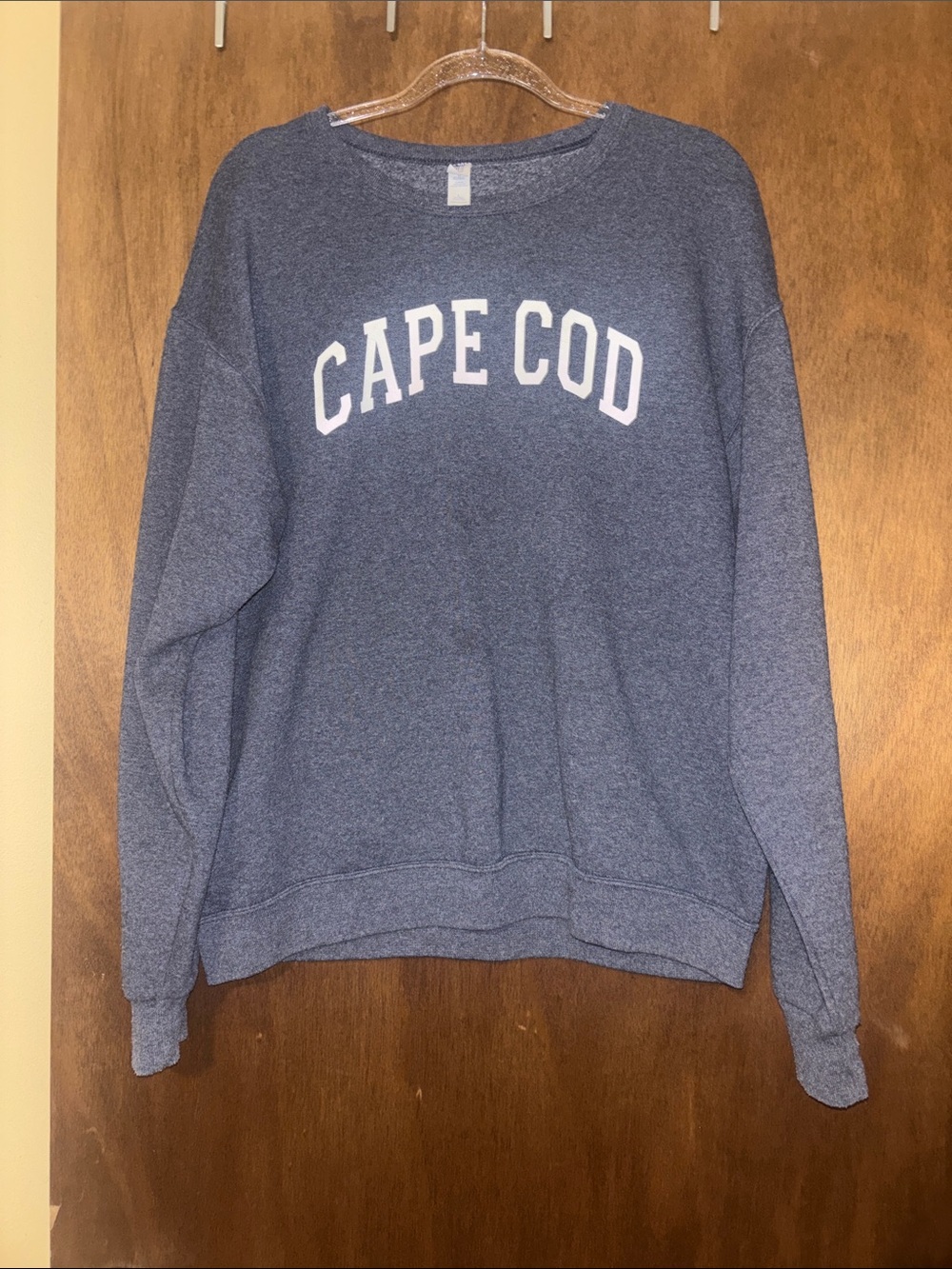 Jerzees Navy Heather "CAPE COD" Crewneck Sweatshirt